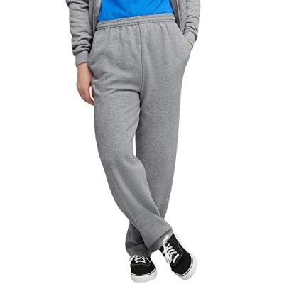 Image of Hanes Men&#039;s EcoSmart Fleece Sweatpant with Pockets, Light Steel, Small