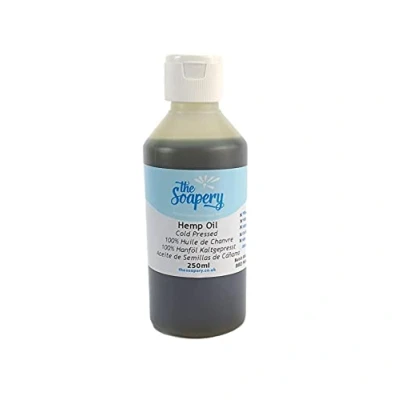 Image of Hemp Seed Oil 250ml Virgin, Cold Pressed Carrier for Massage, Skin and Hair Treatments 100% Pure Natural