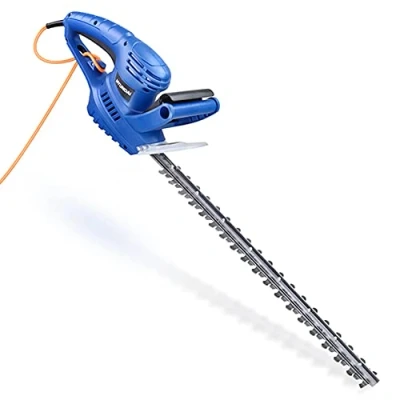 Image of Hyundai 550W 510mm Corded Electric Hedge Trimmer Pruner, Lightweight at just 3.17kg, 10m power cord, Can Handle Branches up to 16mm, 3 Year Warranty
