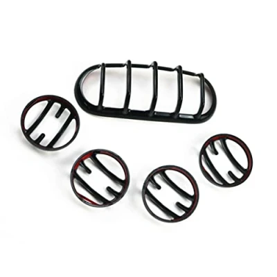 Image of Generic Black Motorbike Tail Light + Turn Signal Grill Cover for Honda Rebel CMX300, CMX 500, CMX1100 Models 2017 2022