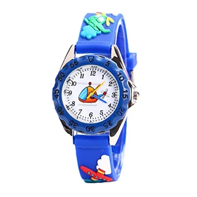 Image of Mixe First Time Teacher Boys Girls Children Kids Analog Wrist Watch Cartoon 3D Band Environment Friendly Silicone ME92 (E)