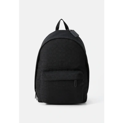 Image of Coach Hall Jacquard Cotton Blend Canvas Backpack