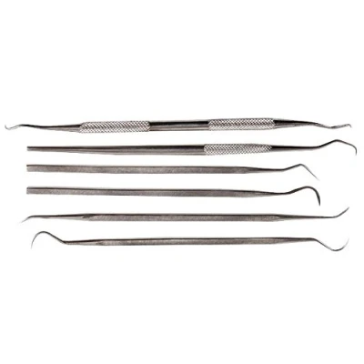 Image of Duratool D02346 Double Ended Stainless Steel Scriber Set, 6 Piece