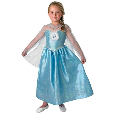 Image of Rubie&#039;s Official Disney Frozen Deluxe Elsa Costume Medium