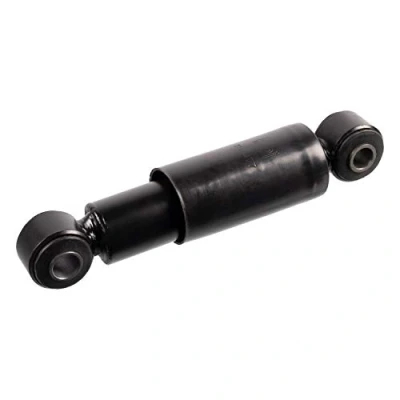 Image of 0042555630, 0099431373, 042555630, 099431373, 42555630 Shock Absorber, cab suspension FEBI BILSTEIN 107477 Front Axle Left, Lower,
