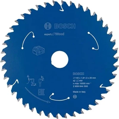 Image of Bosch Professional Circular Saw Blade Expert (for Wood, 140 x 20 1.8 mm, 42 teeth; Accessories: Cordless Saw)