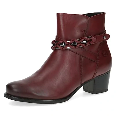 Image of CAPRICE Women&#039;s 9 25336 41 Lace Up Heeled Ankle Boot, Granata Comb, 3.5 UK