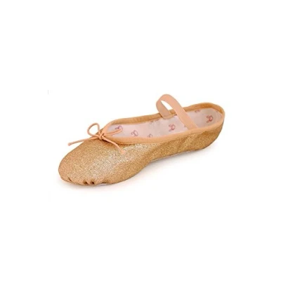 Image of Bloch Glitter Ballet Slipper C13 Gold