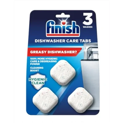 Image of Finish In Wash Dishwasher Cleaner Tablets, 53g, 3 Up to Months of Clean