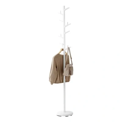 Image of Yamazaki Coat Rack, Alloy Steel ABS, White, One Size