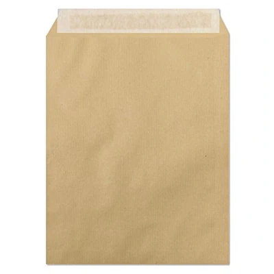 Image of Clairefontaine 5755C Pack of 50 Brown Milleraies Kraft Pockets 24 260x330 mm Self Adhesive 90g/m²