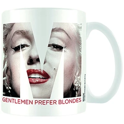 Image of Marilyn Monroe Face Ceramic Mug, Multi Colour, 11 oz/315 ml