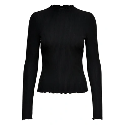Image of ONLY Onlemma HIGH NECK NOOS Long sleeved top, Women&#039;s, Size: Small, Black