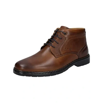Image of Josef Seibel Men Lace up Ankle Boot Alastair 17, Men&#039;s Boots,Width K (Extra Wide),Removable Insole,Transition Shoe,Brown (Cognac),44 EU / 9.5 UK