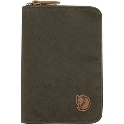 Image of Fjallraven 24220 633 Passport Wallet Gym Bag Unisex Dark Olive Size One