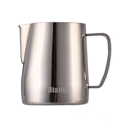 Image of Dianoo Stainless Steel Milk Frothing Pitcher Creamer Latte Art Cup for Espresso Cappuccino Coffee 600 ML