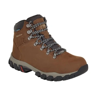 Image of Karrimor Men&#039;s Mendip 3 Nb Weathertite Dark Brown UK 12 High Rise Hiking Boots, Brown,