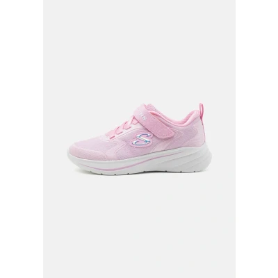 Image of Skechers WAVE 92 Trainers for kids, Size: 9.5K, Light pink sparkle Textile/synthetics