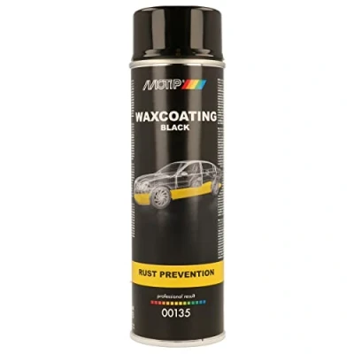 Image of Motip Wax Coating Underbody Rust Protection Black 500 ml