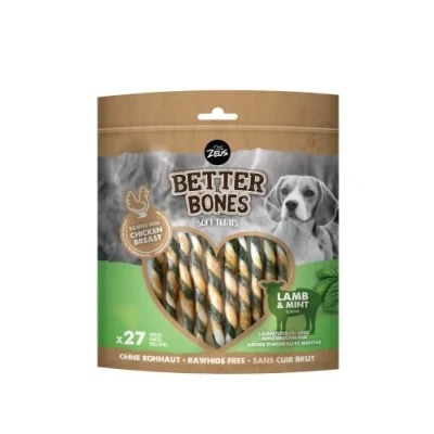 Image of Zeus Better Bones Lamb &amp; Mint Wrap Twists, 27 Pk