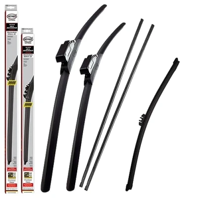 Image of All Season Front Wiper Blades With Extra Refill Rubber And Direct Fit Rear Fits Mercedes V Class 2014 onwards HAS2818TLM17X1