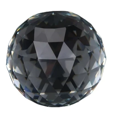 Image of Hilitand Clear Prisms Ball, Cut Crystal Prisms, Glass 80mm Ball for Home Photography Decor
