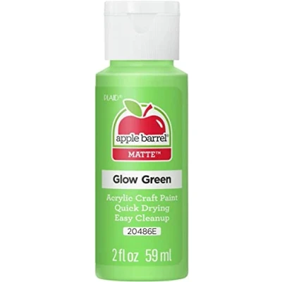 Image of Green Glow in the Dark Apple Barrel 2oz