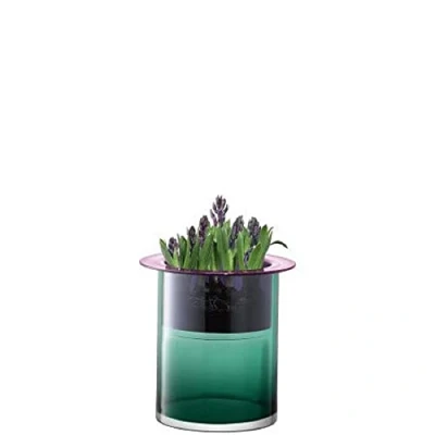 Image of LSA International Vase/Lantern/Planter, Green, H35cm
