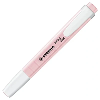 Image of STABILO Highlighter swing cool Pastel Pack of 1 Pink Blush