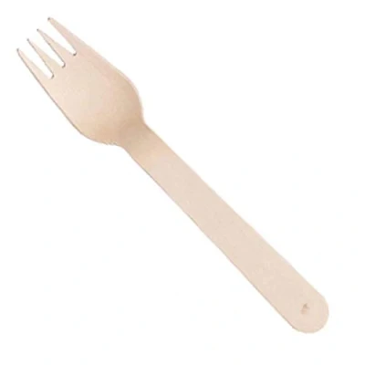 Image of We Can Source It Ltd Birchwood Disposable Forks 140mm Cutlery Set Eco Friendly Biodegradable Fully Compostable Great for Parties BBQ Picnics and Events Pack of 100