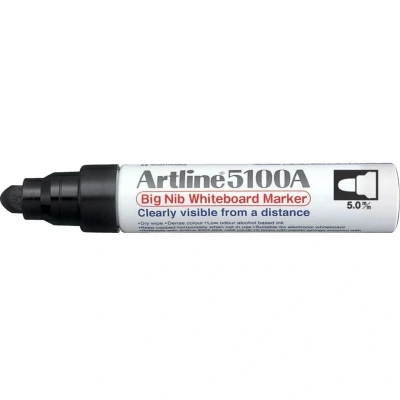 Image of Artline Big Nib Whiteboard Marker Bullet Tip Black