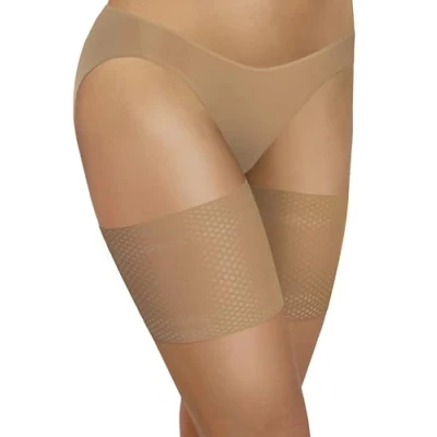 Image of Sesto Senso Sexy Lace Thigh Bands Anti Chafing 4 Strips of Silicone Beige 65 70 L 12
