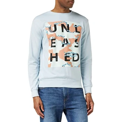 Image of Soul Star Men&#039;s Block Sweatshirt, Grey (Charcoal 434544), Large (Size:Large)