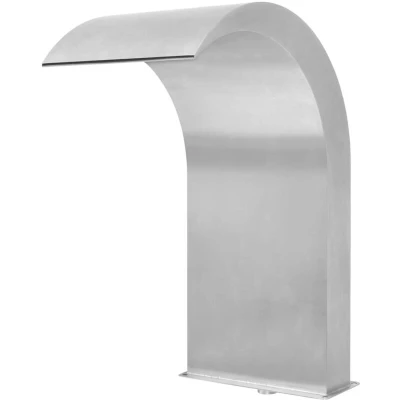 Image of vidaXL Pool Fountain Stainless Steel 45x30x65 cm Silver
