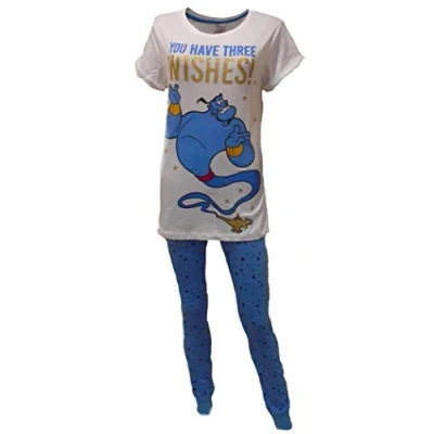 Image of Disney Aladdin Three Wishes Ladies Pyjamas, 12 14