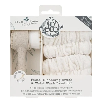 Image of So Eco Facial Cleansing Brush and Wrist Wash Band Set