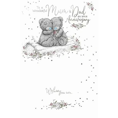 Image of Me To You Wonderful Mum and Dad On your Anniversary Card