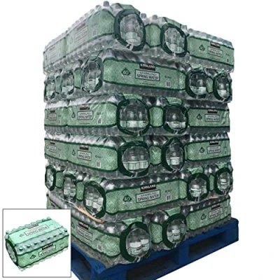 Image of Kirkland Signature Natural Spring Green SPARKLING Water 500ml(80 Bottles), By Harrogate