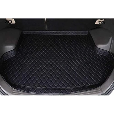 Image of Car Boot Liner Mat for Jaguar XF 2008 2015, Auto Cargo Liners Leather Trunk Waterproof Anti Scratch Storage Protector Pad Foldable Carpets Interior Accessories