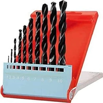 Image of kwb 421340 HSS Twist Drill Bit Set, 13 pieces