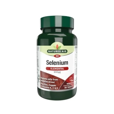 Image of Natures Aid 200ug Selenium Pack of 90 Tablets