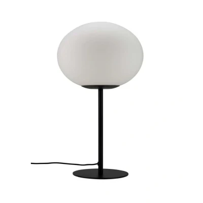 Image of Dyberg Larsen Princess table lamp, opal/black, 48.5 cm