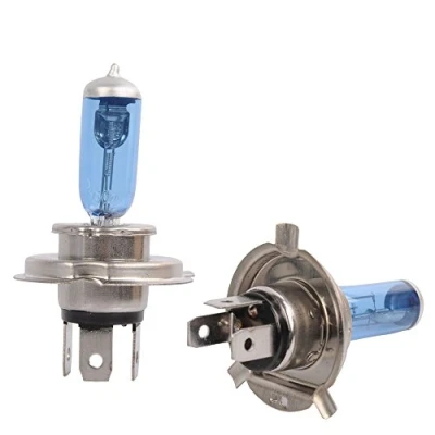 Image of Mintice 2 X Car Vehicle Bright H4 55W 6000K Xenon Gas Halogen Headlight White Light Lamp Bulbs