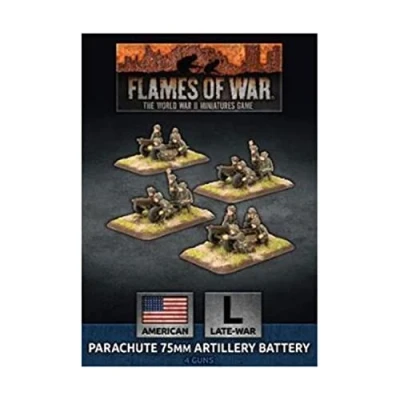 Image of Flames of War American Parachute 75mm Artillery Battery (Late War, UBX66)