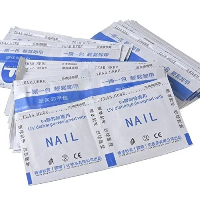 Image of 50/100/150/200pcs Gel Polish Remover Wraps Pads Foil Nail Art Cleaner Manicure w/ Acetone (50pcs)
