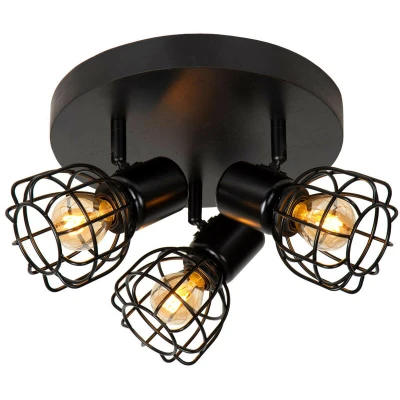 Image of Filox Retro Ceiling Spotlight Ø 25cm 1xE27 Black