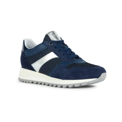 Image of Geox Girl&#039;s D Tabelya Sneaker, Navy, 7 UK