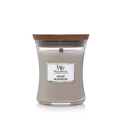 Image of WoodWick Scented Candle Medium Fireside 11 cm / ø 10