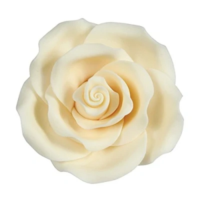 Image of SugarSoft® Rose Ivory 50mm 10 Roses per Pack