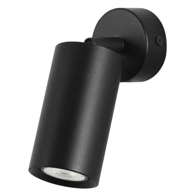 Image of Forlight Lighting Era Adjustable Single Spotlight Black, GU10